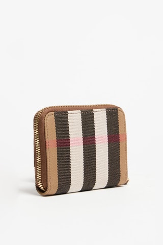 Porte-monnaie - Marron et beige