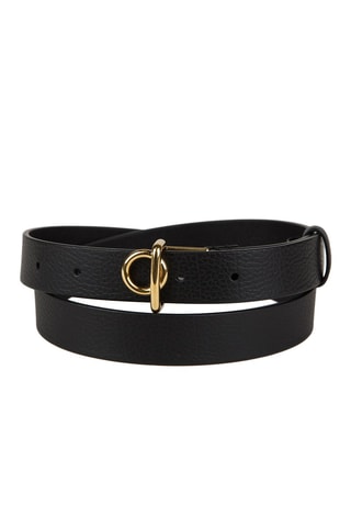 Ceinture en cuir - Noir
