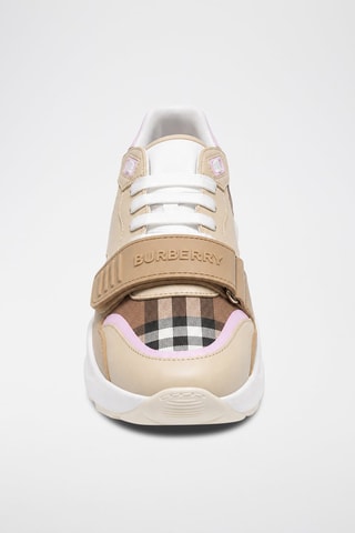 Baskets plateformes en cuir Ramsey - Beige