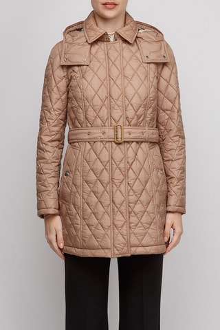 Manteau à capuche Hemingfield - Camel
