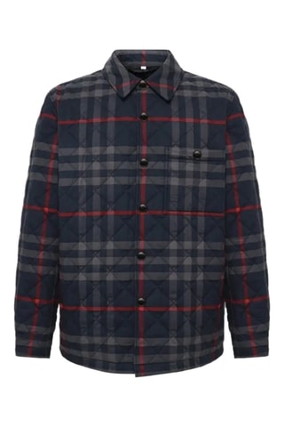 Chemise Check - Bleu marine