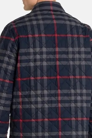 Chemise Check - Bleu marine