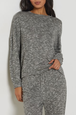 Sweat de pyjama Ebel - Anthracite chiné
