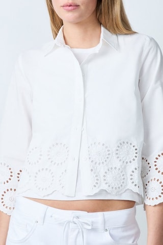 Blouse Mordern Gypset - Wit