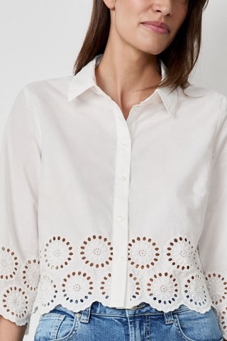 Blouse Mordern Gypset - Wit