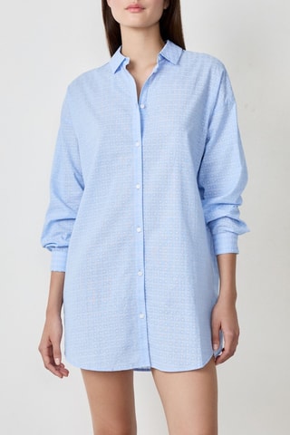 Chemise de nuit - Bleu clair