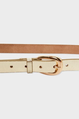Buffelleren Riem - Goudkleurig