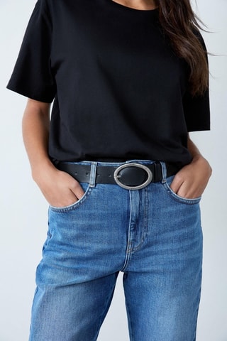 Leren Riem - Zwart