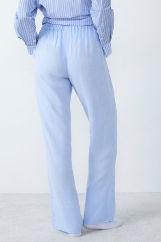 Pantalon en lin Isame - Ciel