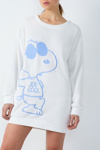 Nachthemd Snoopy Snoopy en The Peanuts Fitz - Wit