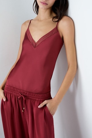 Top de pyjama Cabo blue - Bordeaux