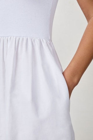Jurk Trompe-l’oeil Timeless Summer - Wit