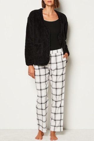 3-delige Pyjama Maylon - Zwart en wit