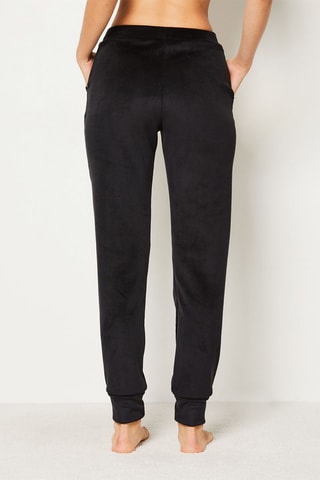 Velours Broek Pijy - Zwart