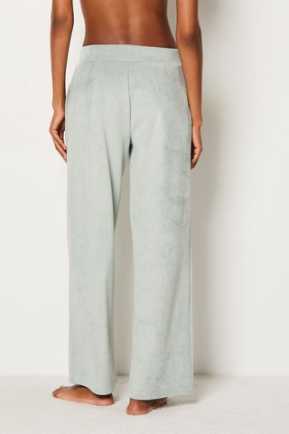 Velours Broek Lorena - Kaki