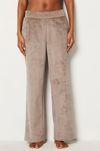 Velours Broek Lorena - Taupe