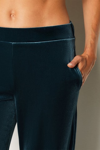 Velours Broek Vevy - Donkergroen