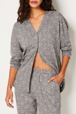 Chemise de pyjama Ginou - Anthracite - Etam