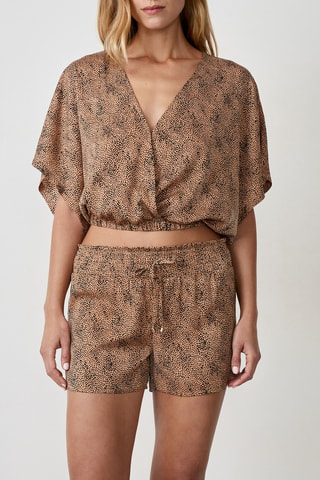 Crop top Felica - Bruin
