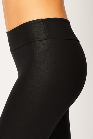 Legging Hoge Taille Fashion - Zwart