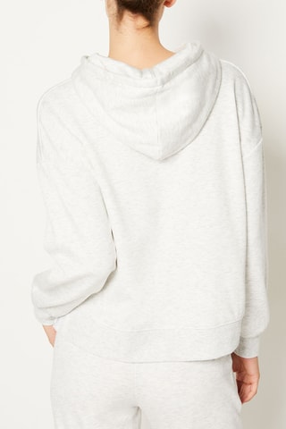 Sweater met Capuchon Pinda - Gemêleerd Lichtgrijs