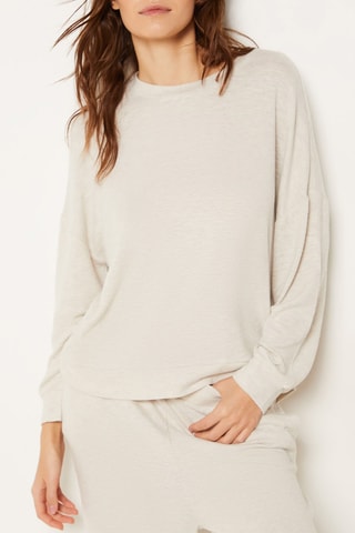 Sweat de pyjama Ebel - Beige chiné - Etam
