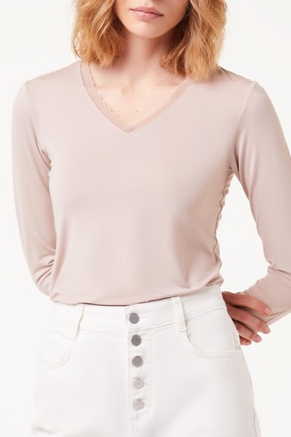 Pyjamashirt Warm - Beige