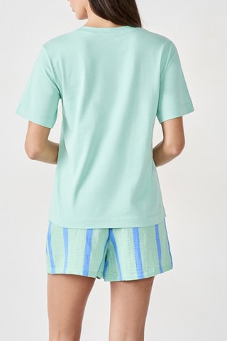 T-shirt - Zeegroen