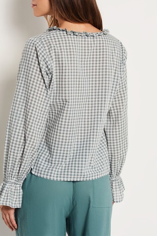 Blouse Wael - Zeegroen