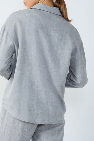 Chemisier en lin Isame - Gris