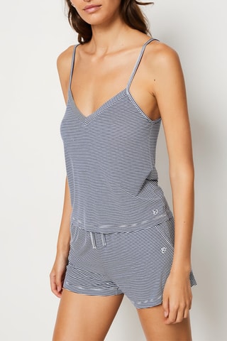 Caraco Molly Stripes - Bleu marine - Etam