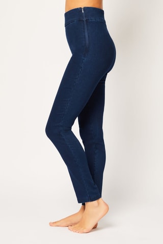 Jegging met Hoge Taille Idem - Marineblauw