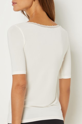 Pyjamashirt Warm - Ecru