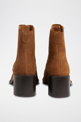 Nubuck Chelsea Boots Gracy - Camel