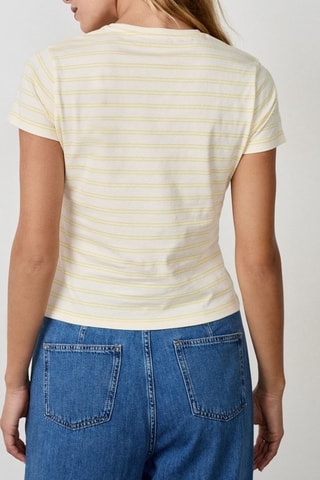 T-shirt Vintage St Tropez - Geel