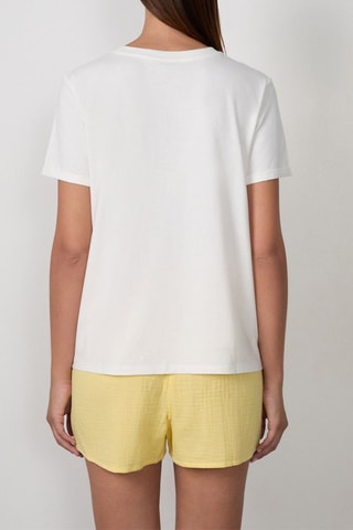 T-shirt Craty Retreat - Wit