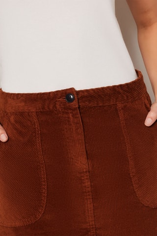 Velours Minirok Enory - Bruin