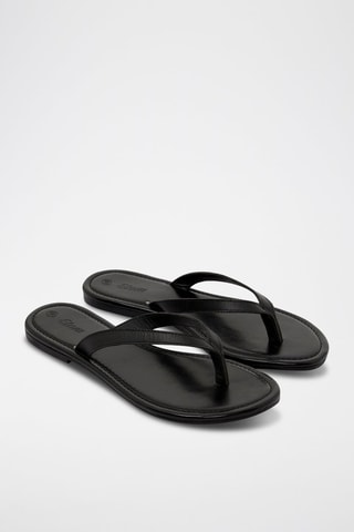Leren Sandalen - Zwart