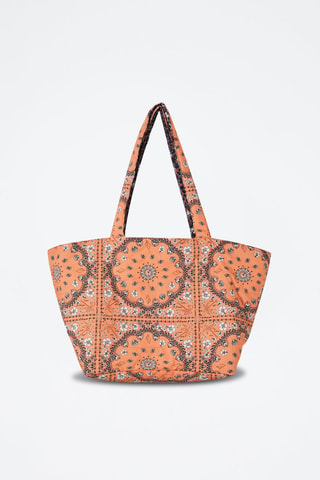 Dubbelzijdige Totebag Arizonalove - Bruin en Zalmkleurig