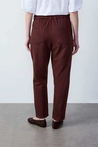 Broek Boulevard Beaumarchais - Bordeauxrood