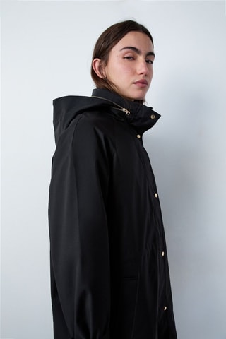 Parka met Capuchon Essential - Zwart