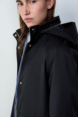 Parka met Capuchon Essential - Zwart