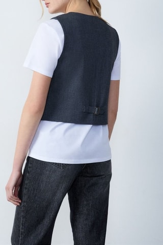 Gilet de costume Essentiel - Gris foncé