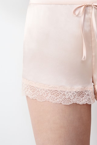 Zijden Pyjamashort Milky - Roze