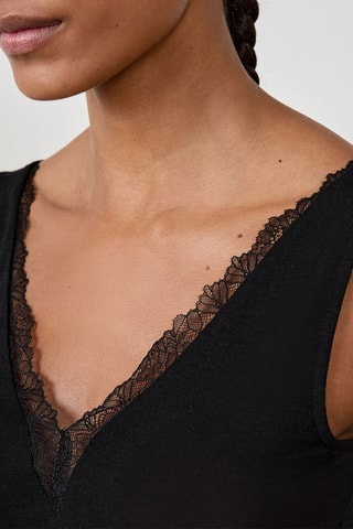 Hemd Warm Light Lace - Zwart