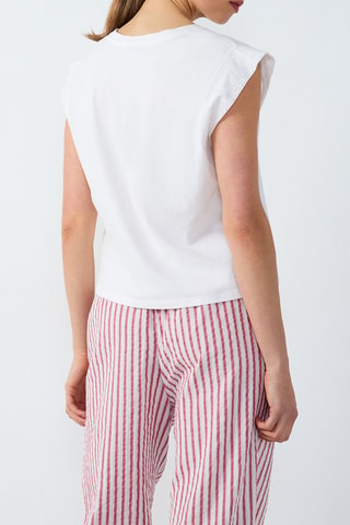 T-shirt de pyjama Ider - Blanc