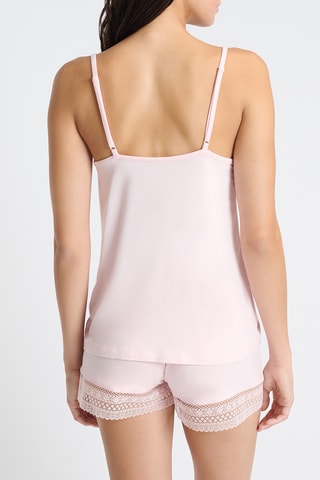 Caraco de pyjama Albane - Rose poudré