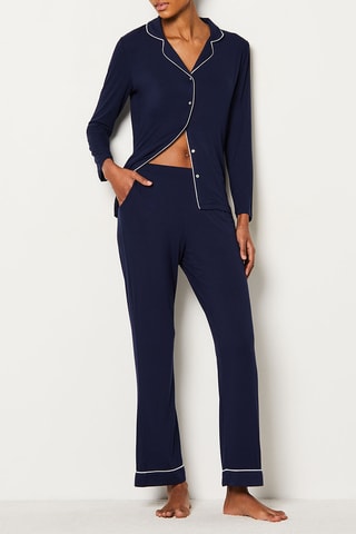 Pyjamabroek Albane - Marineblauw