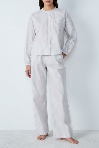 Pyjamablouse Poety - Zeegroen