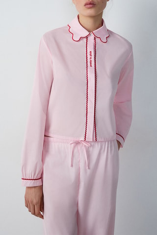 Chemisier de pyjama Paoly - Rose